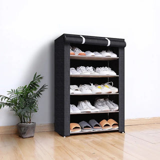 Multilayer Shoe Rack Organizer Nonwoven Fabric Hallway Entryway Stand Holder Space Saving Cabinet Home Furniture Dustproof Shelf - INTERIOR DREAM DESIGN