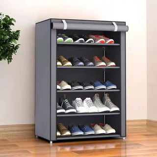 Multilayer Shoe Rack Organizer Nonwoven Fabric Hallway Entryway Stand Holder Space Saving Cabinet Home Furniture Dustproof Shelf - INTERIOR DREAM DESIGN