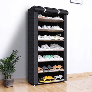 Multilayer Shoe Rack Organizer Nonwoven Fabric Hallway Entryway Stand Holder Space Saving Cabinet Home Furniture Dustproof Shelf - INTERIOR DREAM DESIGN