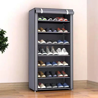 Multilayer Shoe Rack Organizer Nonwoven Fabric Hallway Entryway Stand Holder Space Saving Cabinet Home Furniture Dustproof Shelf - INTERIOR DREAM DESIGN