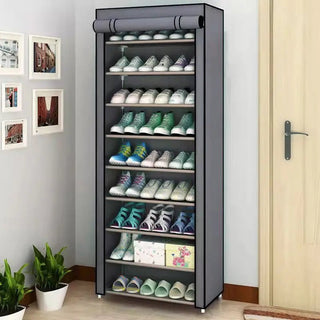 Multilayer Shoe Rack Organizer Nonwoven Fabric Hallway Entryway Stand Holder Space Saving Cabinet Home Furniture Dustproof Shelf - INTERIOR DREAM DESIGN