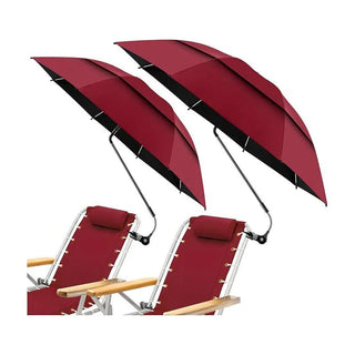 Ombrellone Traspirante Doppio Strato 360 ° Ombrellone Spiaggia Portatile Regolabile - INTERIOR DREAM DESIGN