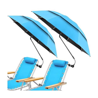 Ombrellone Traspirante Doppio Strato 360 ° Ombrellone Spiaggia Portatile Regolabile - INTERIOR DREAM DESIGN