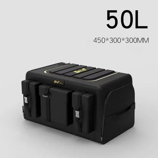 Organizer Auto Bagagliaio Diverse Capacità Nero Capiente Tasche Utile Resistente Oxford-INTERIOR DREAM DESIGN