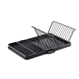 Organizer Cucina Bianco Nero Metallo Organizzazione Piatti Stoviglie-INTERIOR DREAM DESIGN