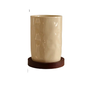 Organizer Cucina Particolare Ceramica Lucido Verde Beige Posate Utensili Resistete-INTERIOR DREAM DESIGN