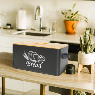 Organizer Cucina Porta Pane Scatola Organizzazione Legno Arredamento-INTERIOR DREAM DESIGN