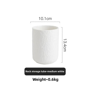 Organizer Cucina Utensili Posate Attrezzi Cucina Pratico Comodo Resistente Bianco Nero-INTERIOR DREAM DESIGN