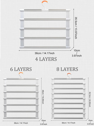 Organizer Da Camera Da Letto In Due Modelli In Plastica Di Colore Bianco Comodo Per Salva Spazio - INTERIOR DREAM DESIGN