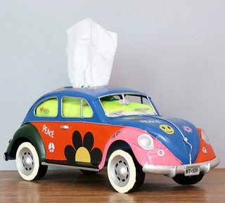 Organizer Fazzoletti Materiale Ferro Diverse Colorazioni Design Creativo Modello Macchina-INTERIOR DREAM DESIGN