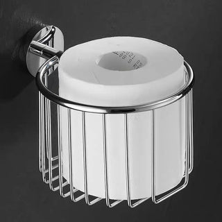 Organizer Porta Carta Igienica Decorazione Bagno Design Moderno Circolare Accessori Bagno-INTERIOR DREAM DESIGN