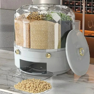 Organizzatore Da Cucina 360 Gradi Rotazione Adatto Alimenti Dimensioni Materiale Plastica Bello Pratico Da Cucina - INTERIOR DREAM DESIGN