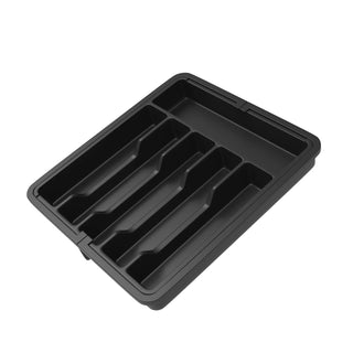 Organizzatore Per Armadietto Materiale Plastica Colore Nero Porta Oggetti Salva Spazio-INTERIOR DREAM DESIGN