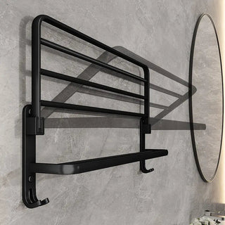 Organizzazione Casa Mensola Bagno Alluminio Colore Nero Dimensione 50cm Arredamento Casa - INTERIOR DREAM DESIGN