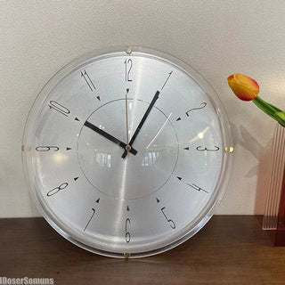 Orologio Da Decorazione Casa Per Pareti Due Modelli Dimensioni In Plastica A Batteria Arredo Moderno - INTERIOR DREAM DESIGN