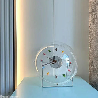 Orologio Da Decorazione Casa Per Pareti Due Modelli Dimensioni In Plastica A Batteria Arredo Moderno - INTERIOR DREAM DESIGN