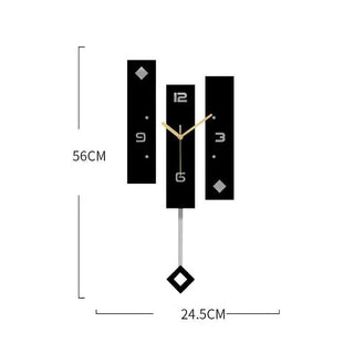 Orologio Design Innovativo Con Pendolo Stile Nordico Decorazione Accessori Casa - INTERIOR DREAM DESIGN