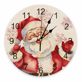 Orologio Di Natale Con Babbo Natale Allestimento Casa Arredo Casa Natale Inverno Freddo - INTERIOR DREAM DESIGN