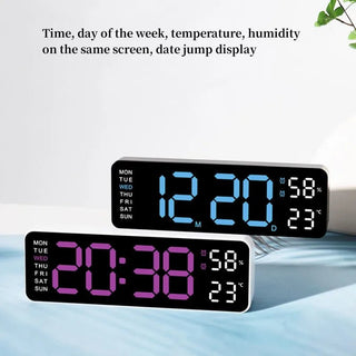 Orologio Parete Digitale Alimentatore USB Elettronica LED Accessori Decorazione Casa - INTERIOR DREAM DESIGN