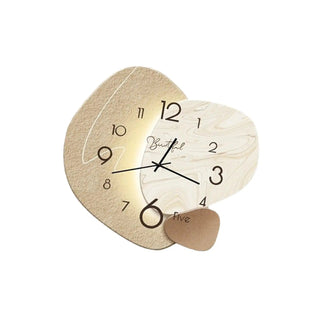 Orologio Parete Legno Creativo Orario Decorazione Casa - INTERIOR DREAM DESIGN