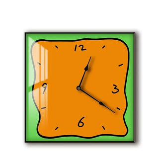 Orologio Parete Materiale Acrilico Diverse Colorazioni Arredo Parete Modello Figurina Design Innovativo-INTERIOR DREAM DESIGN