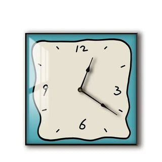 Orologio Parete Materiale Acrilico Diverse Colorazioni Arredo Parete Modello Figurina Design Innovativo-INTERIOR DREAM DESIGN