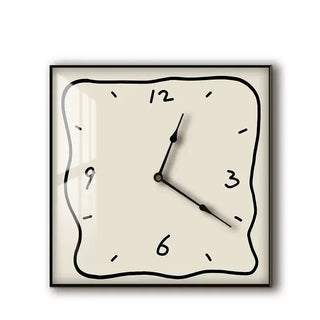 Orologio Parete Materiale Acrilico Diverse Colorazioni Arredo Parete Modello Figurina Design Innovativo-INTERIOR DREAM DESIGN