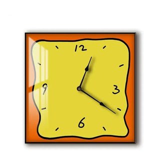 Orologio Parete Materiale Acrilico Diverse Colorazioni Arredo Parete Modello Figurina Design Innovativo-INTERIOR DREAM DESIGN