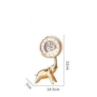 Orologio Sveglia Oro Diversi Modelli Animali Elefante Foca Fantasioso Camera Letto Salotto-INTERIOR DREAM DESIGN