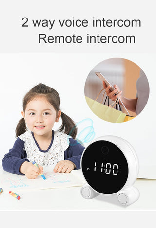 Orologio Sveglia Telecamera Wifi HD Visione Rilevamento Movimento USB - INTERIOR DREAM DESIGN