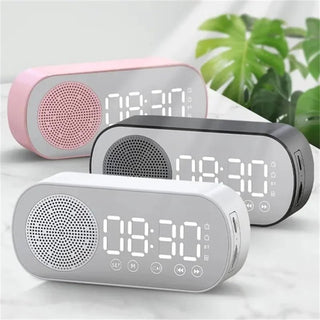 Orologio Tavolo Bluetooth Radio FM Sveglia Altoparlante Scheda TF Accessori Decorazione Casa - INTERIOR DREAM DESIGN