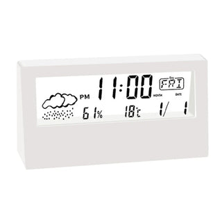 Orologio Tavolo LED Schermo LCD Meteo Temperatura Orario Decorazione Casa - INTERIOR DREAM DESIGN