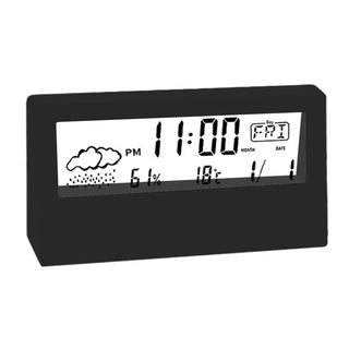 Orologio Tavolo LED Schermo LCD Meteo Temperatura Orario Decorazione Casa - INTERIOR DREAM DESIGN