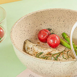 Padella Antiaderente Multifunzionale Ceramica Utile Resistente Comoda Cucina Diverse Dimensioni - INTERIOR DREAM DESIGN