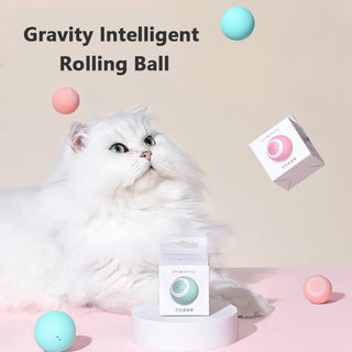 Pallina Intelligente Rotante Automatica Anti Noia Divertimento Gatti - INTERIOR DREAM DESIGN