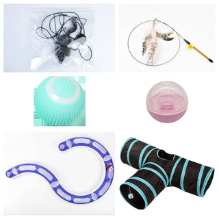 Pallina Intelligente Rotante Automatica Anti Noia Divertimento Gatti - INTERIOR DREAM DESIGN