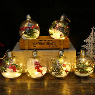 Palline Natalizie In Vetro set Da 1 Pezzo E 6 Pezzi belle Diverse Addobbi Per Natale Per albero Aria Di Natale - INTERIOR DREAM DESIGN