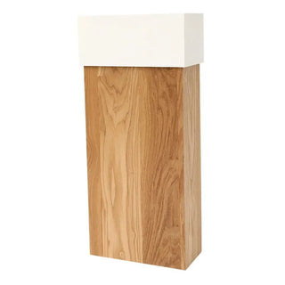 Pattumiera Legno Diverse Dimensioni Marrone Scuro Chiaro Bagno Cucina Decorazione Casa-INTERIOR DREAM DESIGN