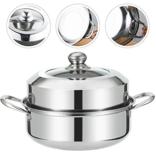 Pentola A Vapore Universale Gas Pratica Durevole Ergonomica Padella Cucina Accessori Casa - INTERIOR DREAM DESIGN