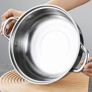 Pentola A Vapore Universale Gas Pratica Durevole Ergonomica Padella Cucina Accessori Casa - INTERIOR DREAM DESIGN