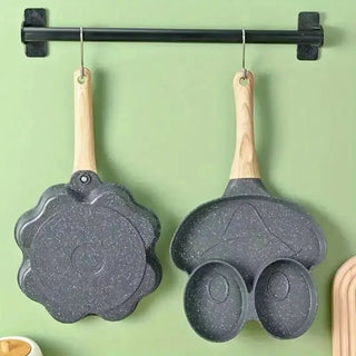 Pentola Di Piccole Dimensioni Per Uova Pancake Varie Cose In Acciaio In Colore Grigio Con Manico - INTERIOR DREAM DESIGN