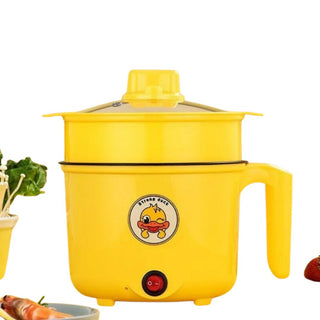 Pentola Elettrica Per Bambini Adulti Ragazzi Comoda Adatta A Cucina Colore Giallo Dimensioni Capacità - INTERIOR DREAM DESIGN