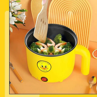 Pentola Elettrica Per Bambini Adulti Ragazzi Comoda Adatta A Cucina Colore Giallo Dimensioni Capacità - INTERIOR DREAM DESIGN