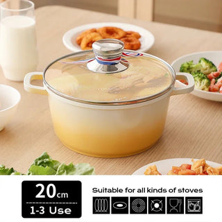 Pentola Materiale Ceramica Diverse Colorazioni Resistenti Calore Grandi Capacità-INTERIOR DREAM DESIGN