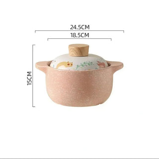 Pentola Materiale Ceramica Resistenti Calore Diverse Dimensioni Design Creativo-INTERIOR DREAM DESIGN