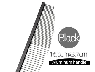 Pettine Anti Pulci Animali Domestici Pulizia Metallo Cani Gatti Pelo Morbido Diversi Colori-INTERIOR DREAM DESIGN