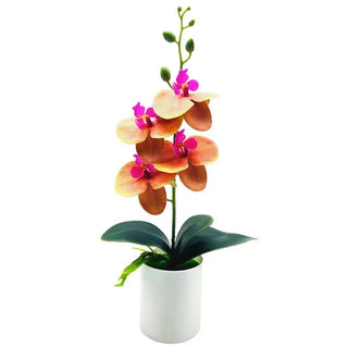 Pianta Finta Orchidea Artificiale Decorazione Ornamento Bonsai Resistente Accessori Arredamento Casa - INTERIOR DREAM DESIGN