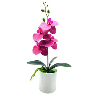 Pianta Finta Orchidea Artificiale Decorazione Ornamento Bonsai Resistente Accessori Arredamento Casa - INTERIOR DREAM DESIGN