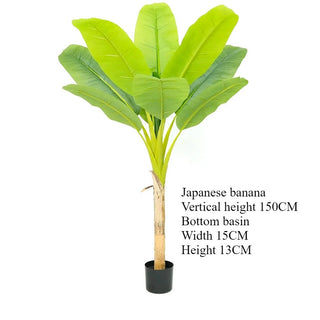 Piante Artificiali Diverse Misure Verde Flora Decorazioni Casa Decorative Stile Elegante-INTERIOR DREAM DESIGN