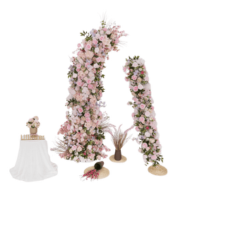 Piante Artificiali Rosa Fiori Cerimonie Casa Decorazioni Rosa Eleganti Utili Morbidi-INTERIOR DREAM DESIGN